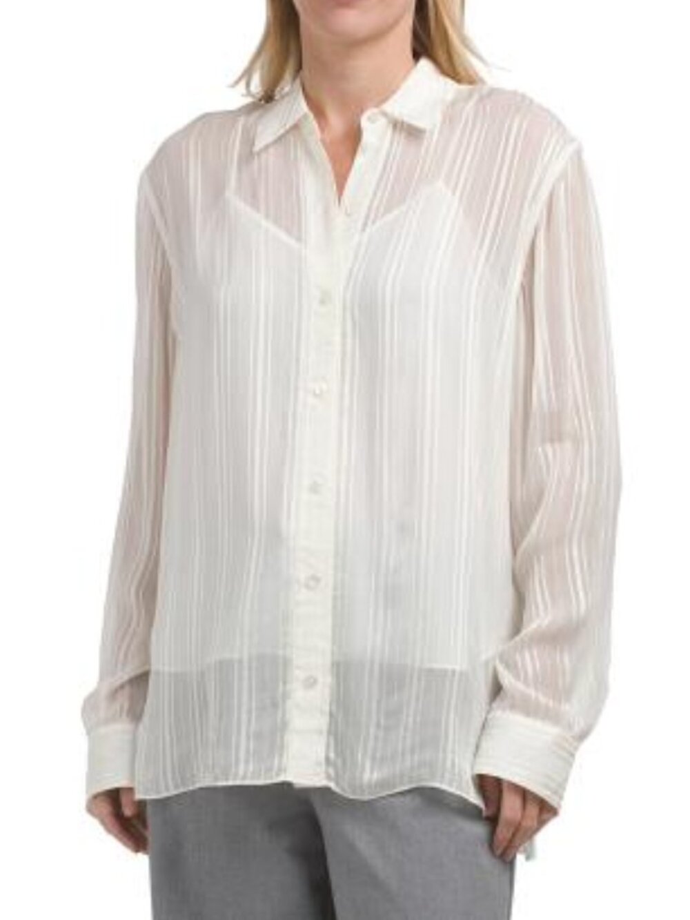 THEORY Ivory Classic Top